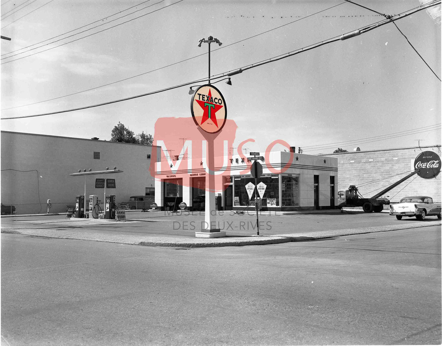 Photo colorisée - Texaco