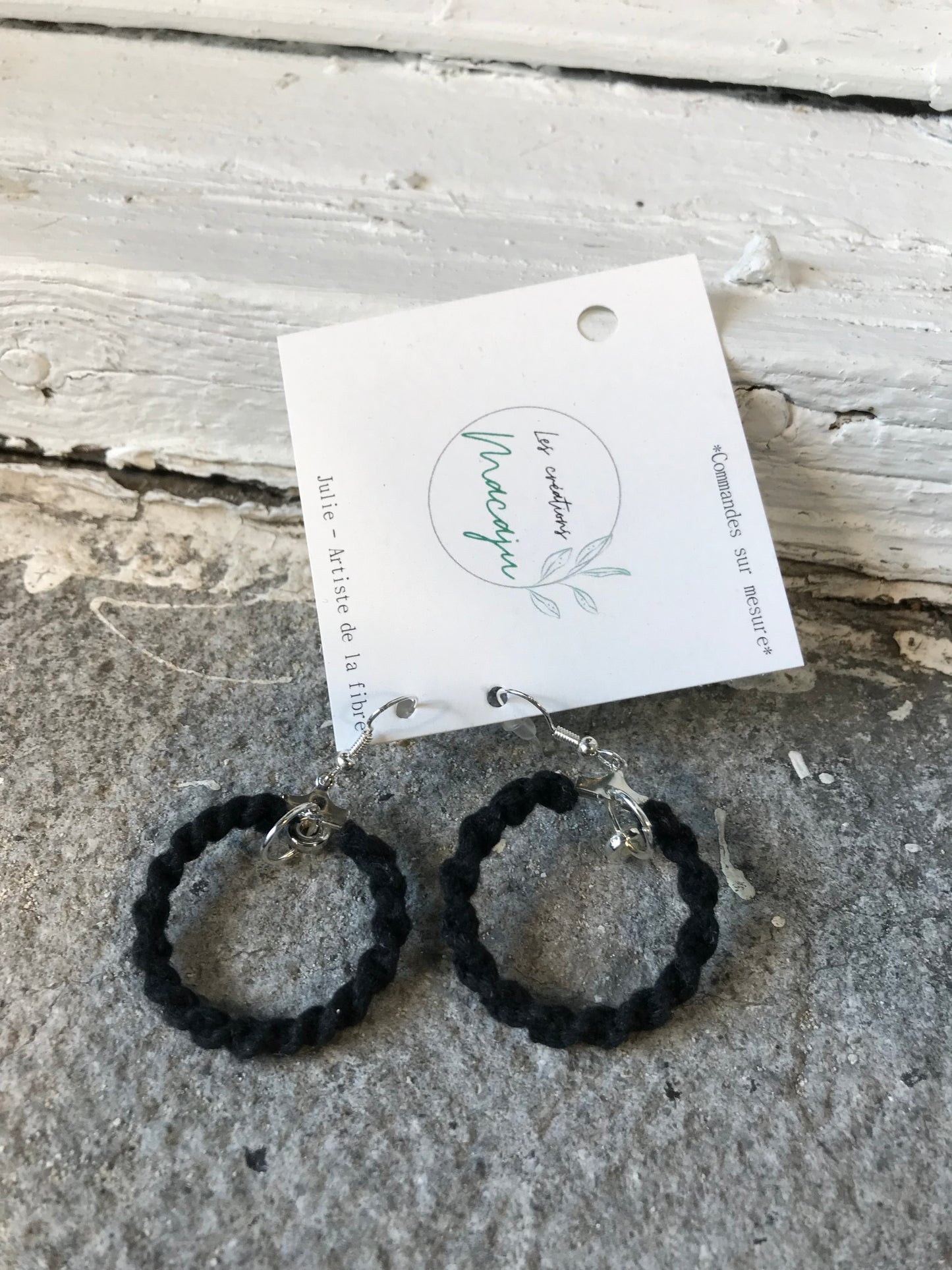 LCM Boucles d'Oreilles Tissage