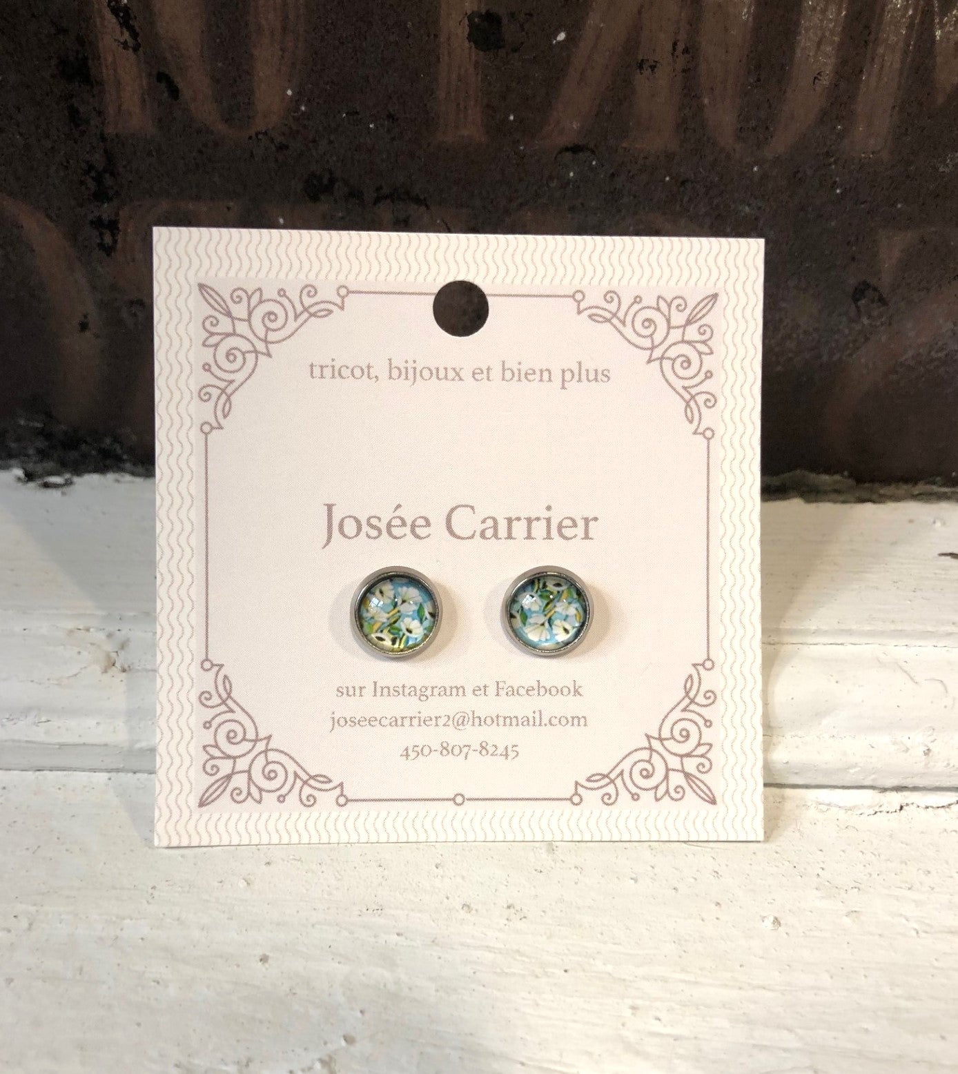 JC Boucles d'Oreilles - Tiges 8 mm