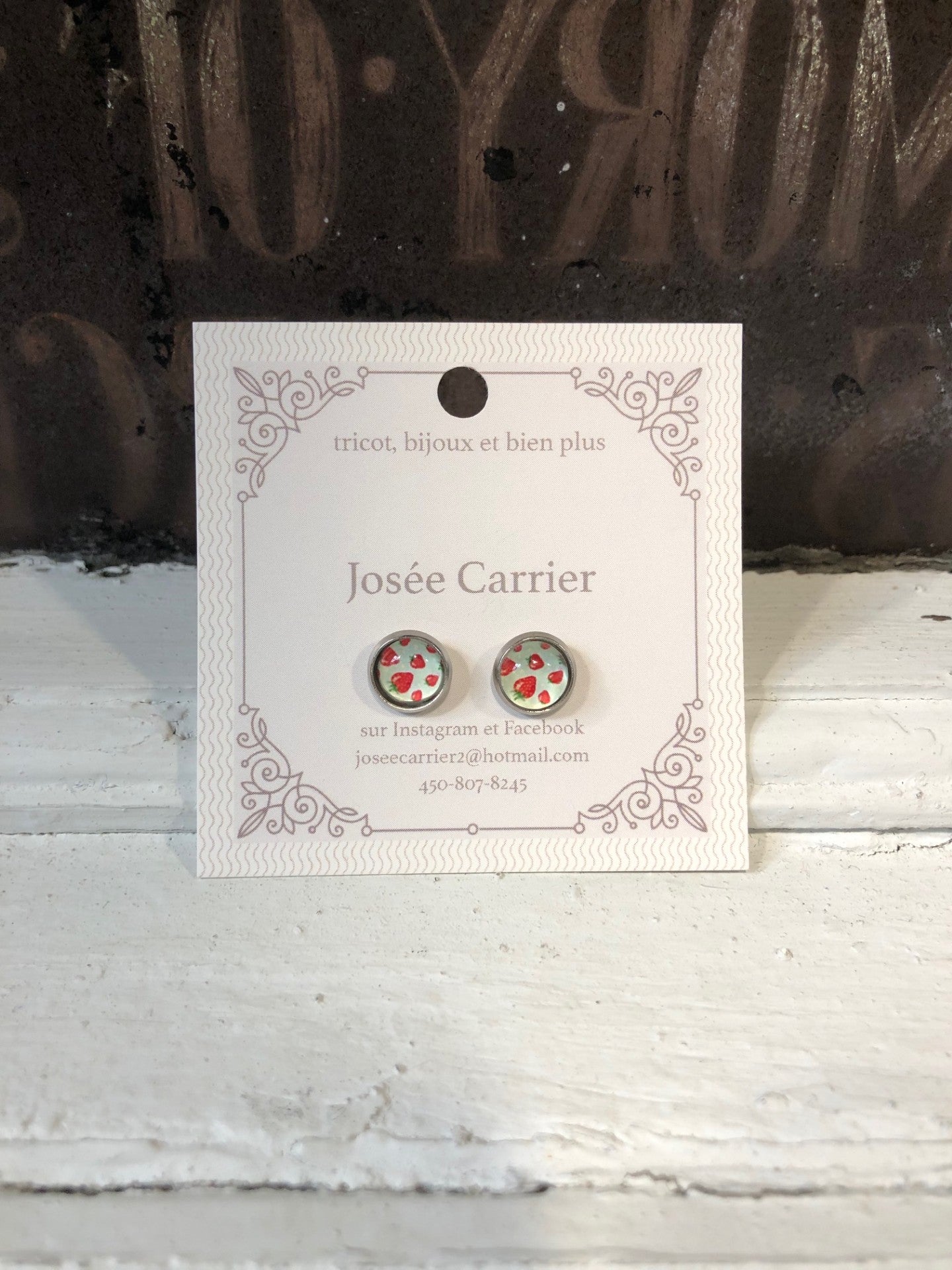 JC Boucles d'Oreilles - Tiges 8 mm