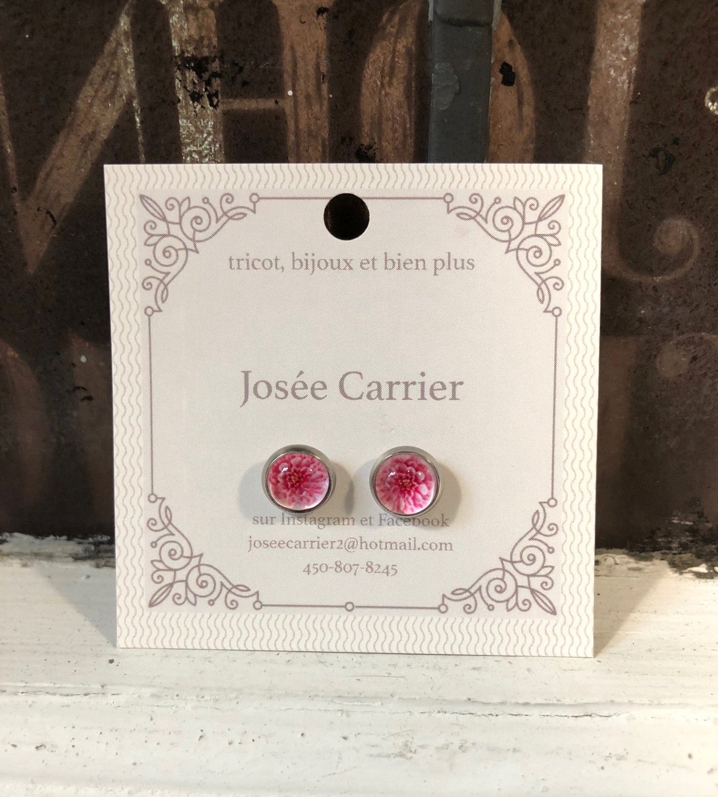 JC Boucles d'Oreilles - Tiges 8 mm