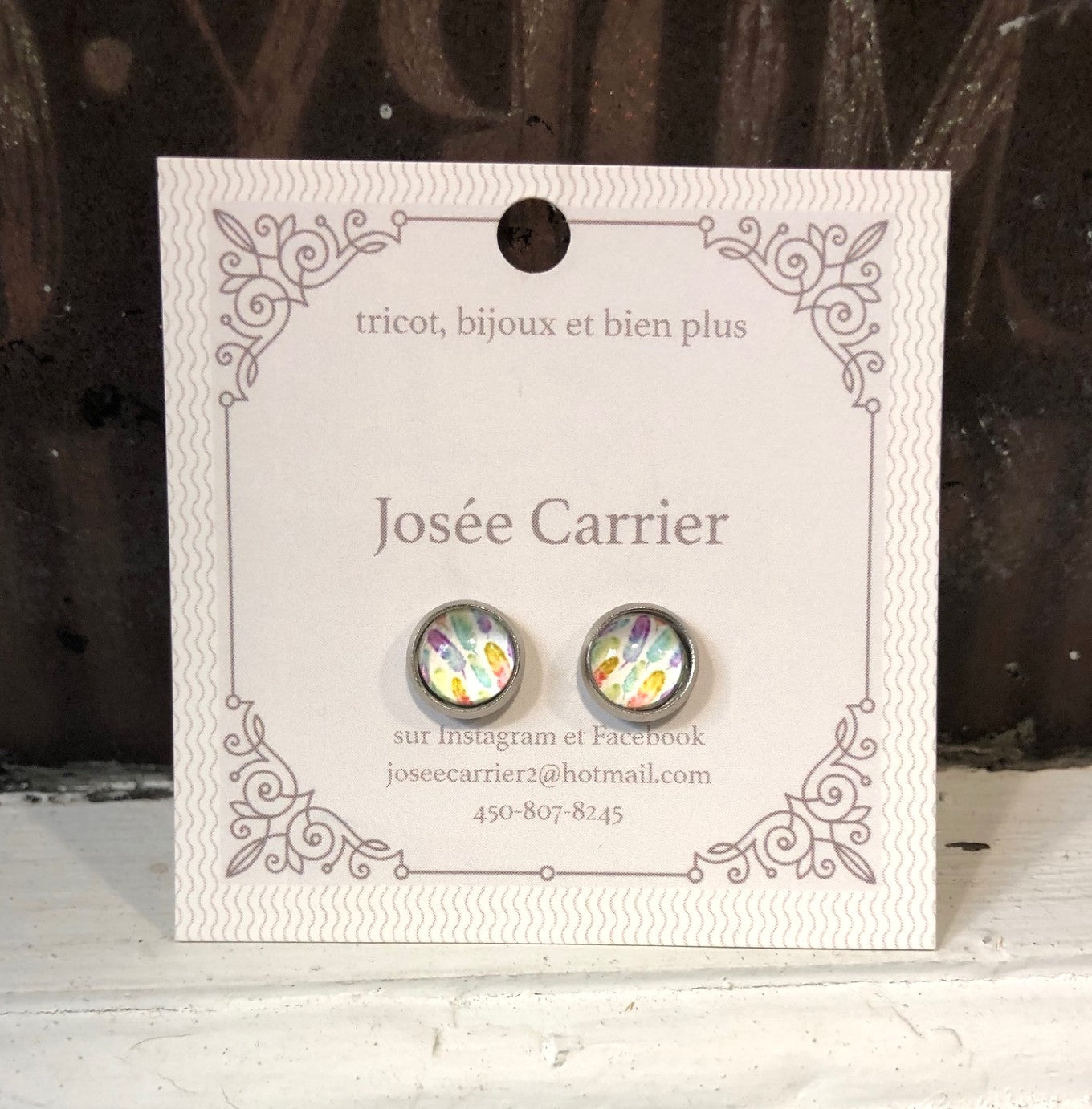 JC Boucles d'Oreilles - Tiges 8 mm