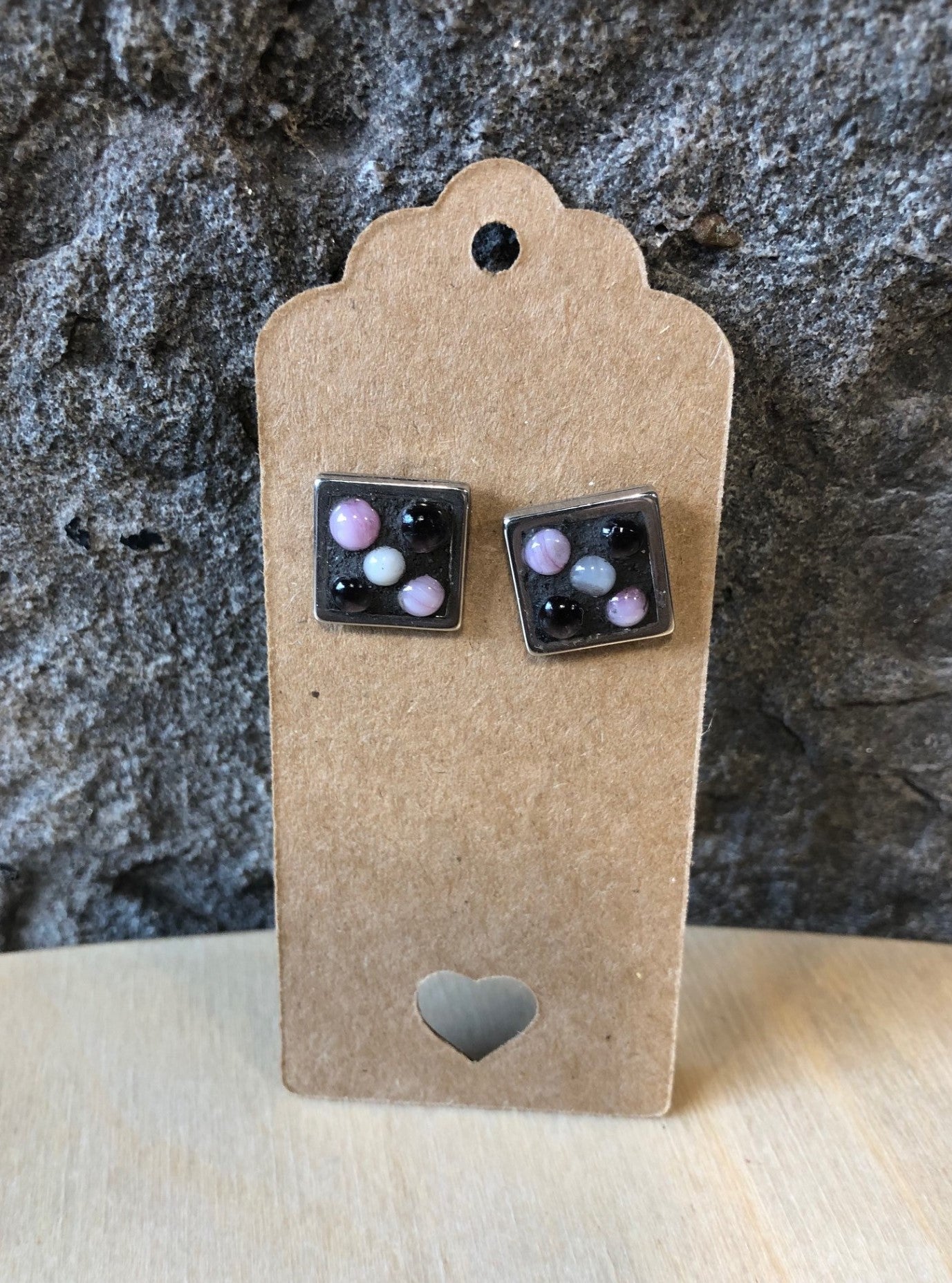 CB Boucles d'Oreilles Mosaïque