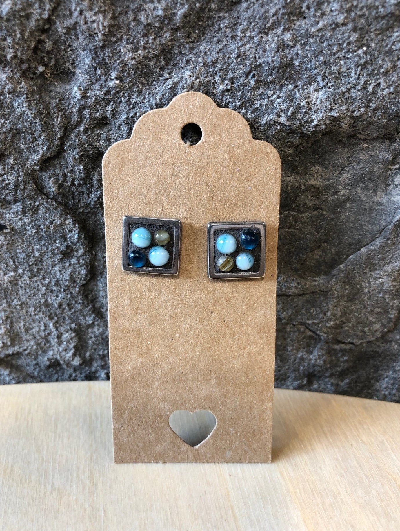 CB Boucles d'Oreilles Mosaïque