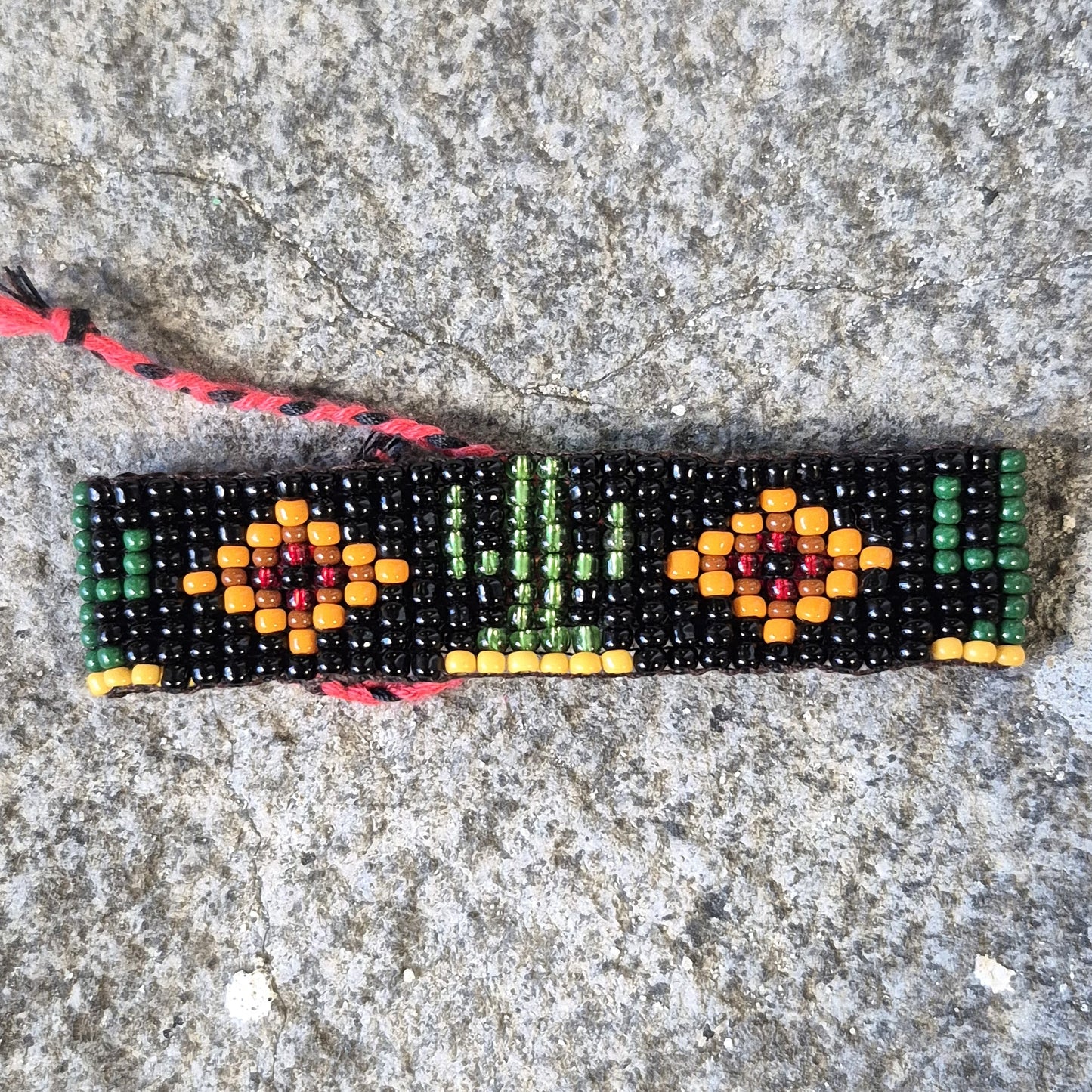LCM Bracelet Large Tissage & Billes
