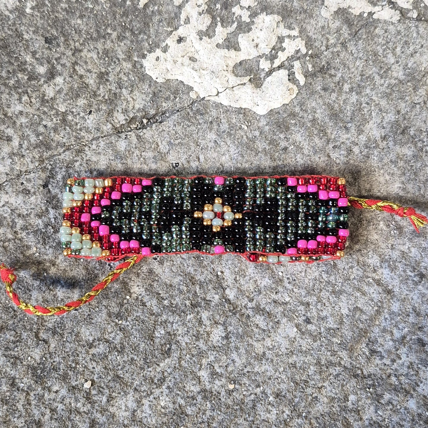 LCM Bracelet Large Tissage & Billes