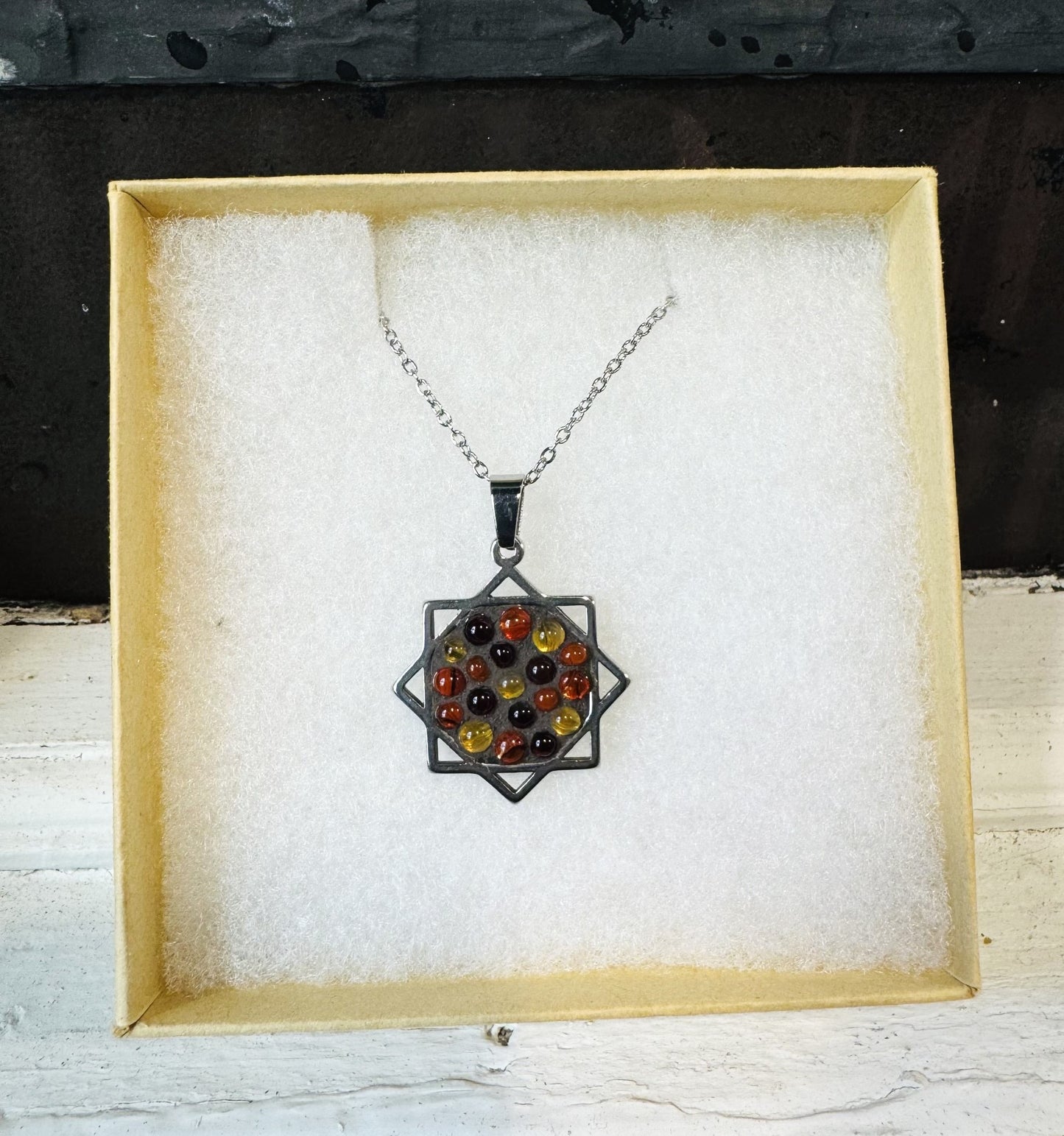 CB Collier Mosaïque Pentacle