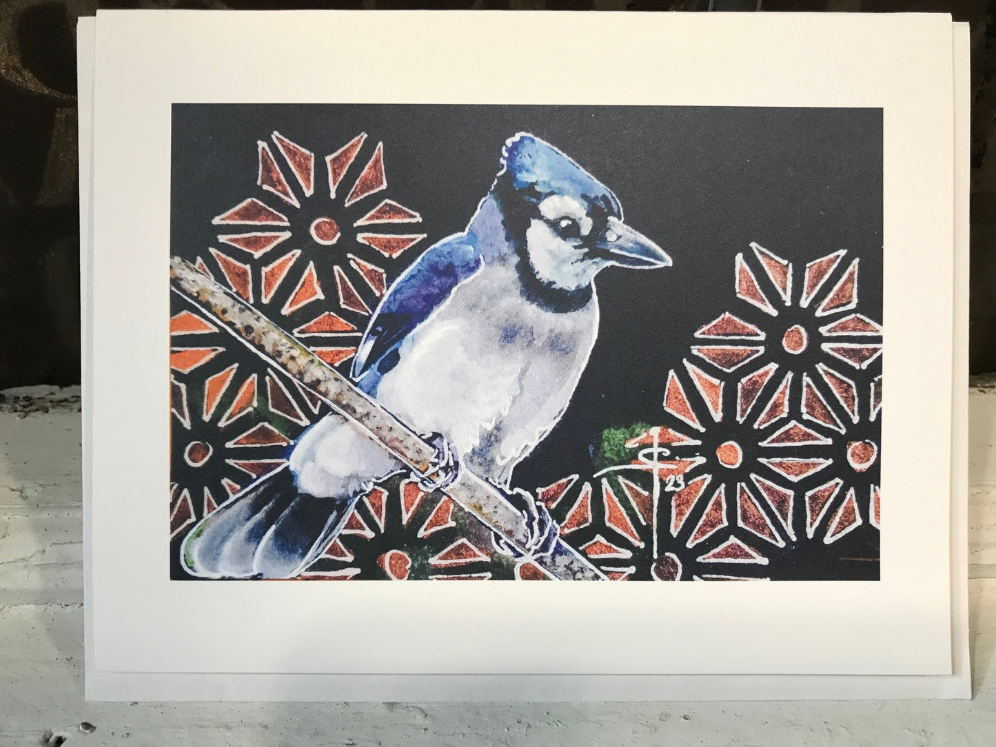 Carte de Souhaits CAA Geai Bleu