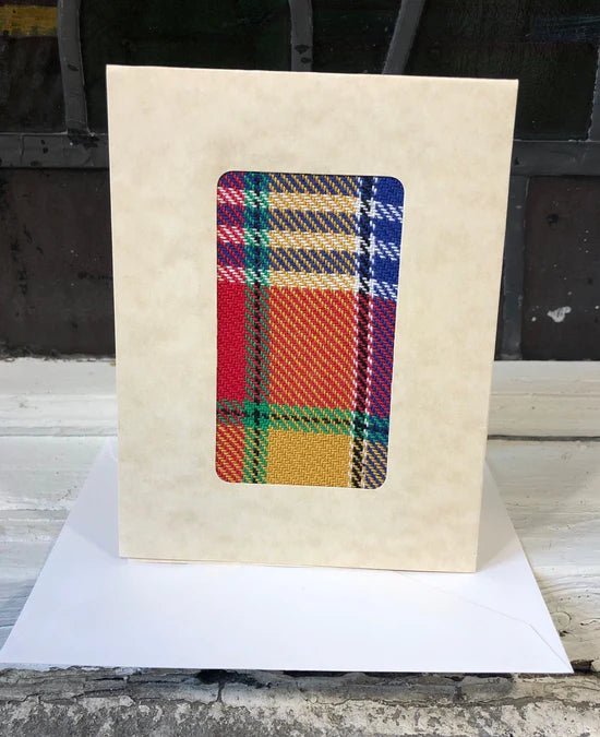 Carte de Souhaits - Tartan