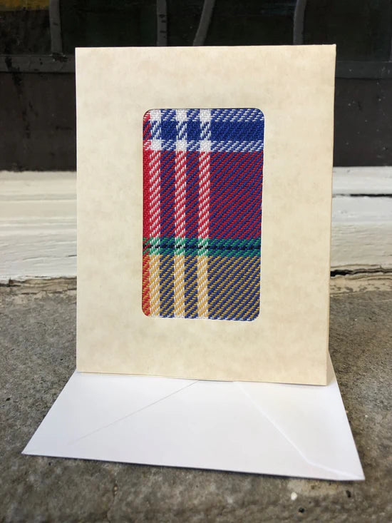 Carte de Souhaits - Tartan