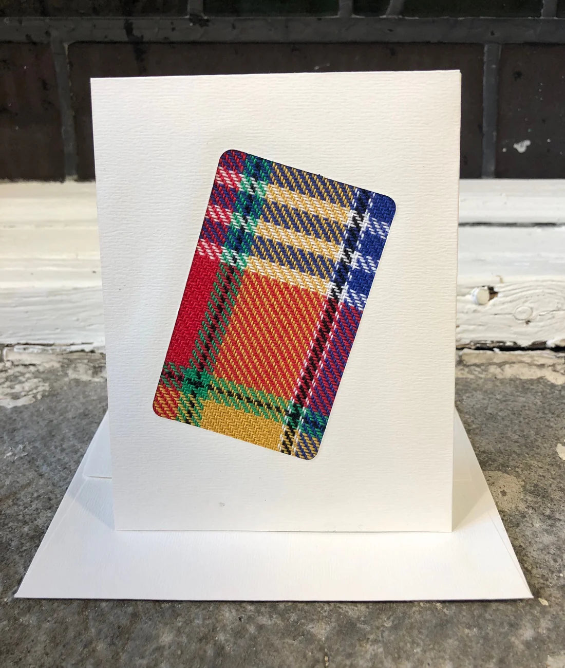 Carte de Souhaits - Tartan