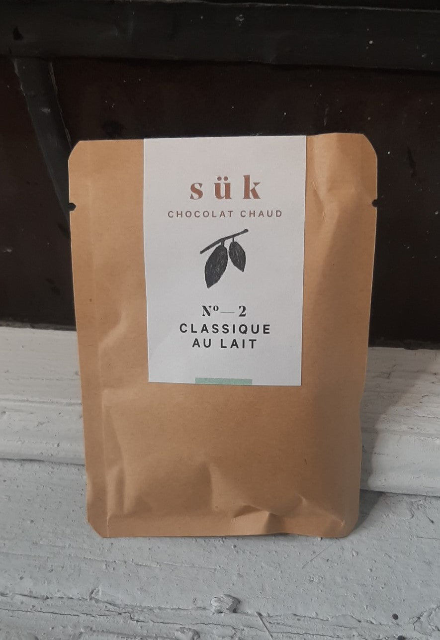 Chocolat Chaud Sük - Classique au Lait - Sachet Individuel