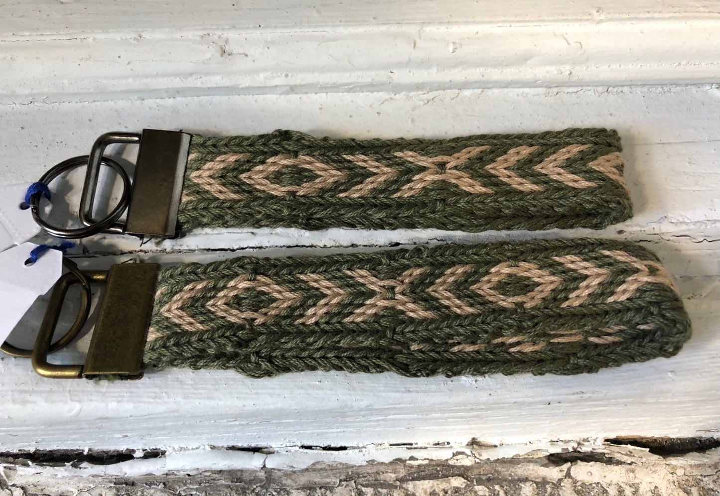 Porte-Clé à Dragonne - Vert Sable