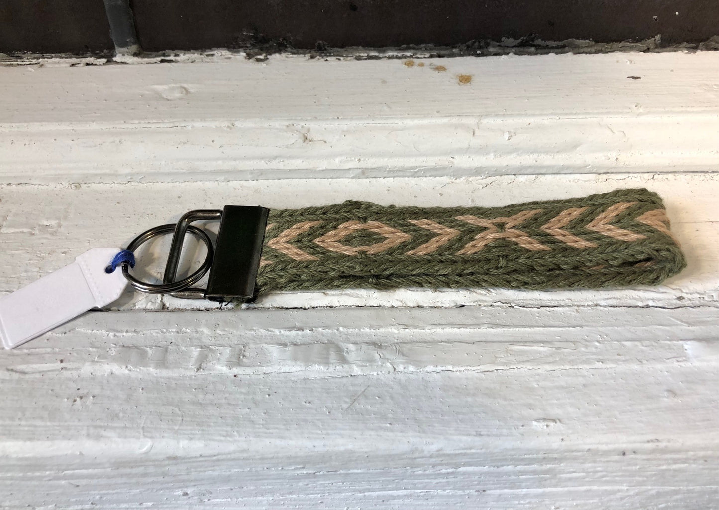 Porte-Clé à Dragonne - Vert Sable
