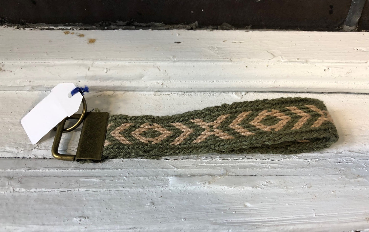Porte-Clé à Dragonne - Vert Sable
