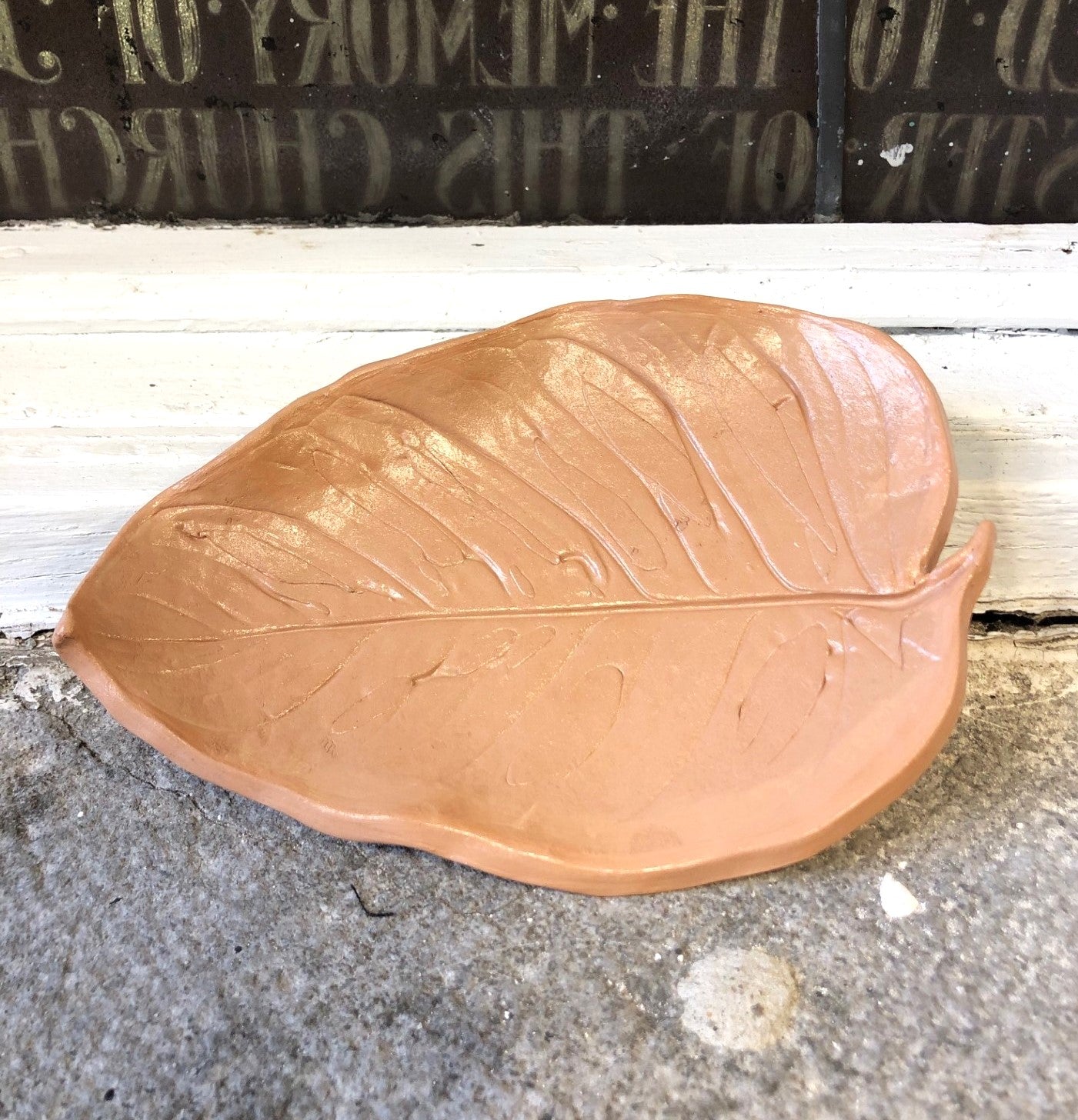 Feuille Vide-Poche en Argile