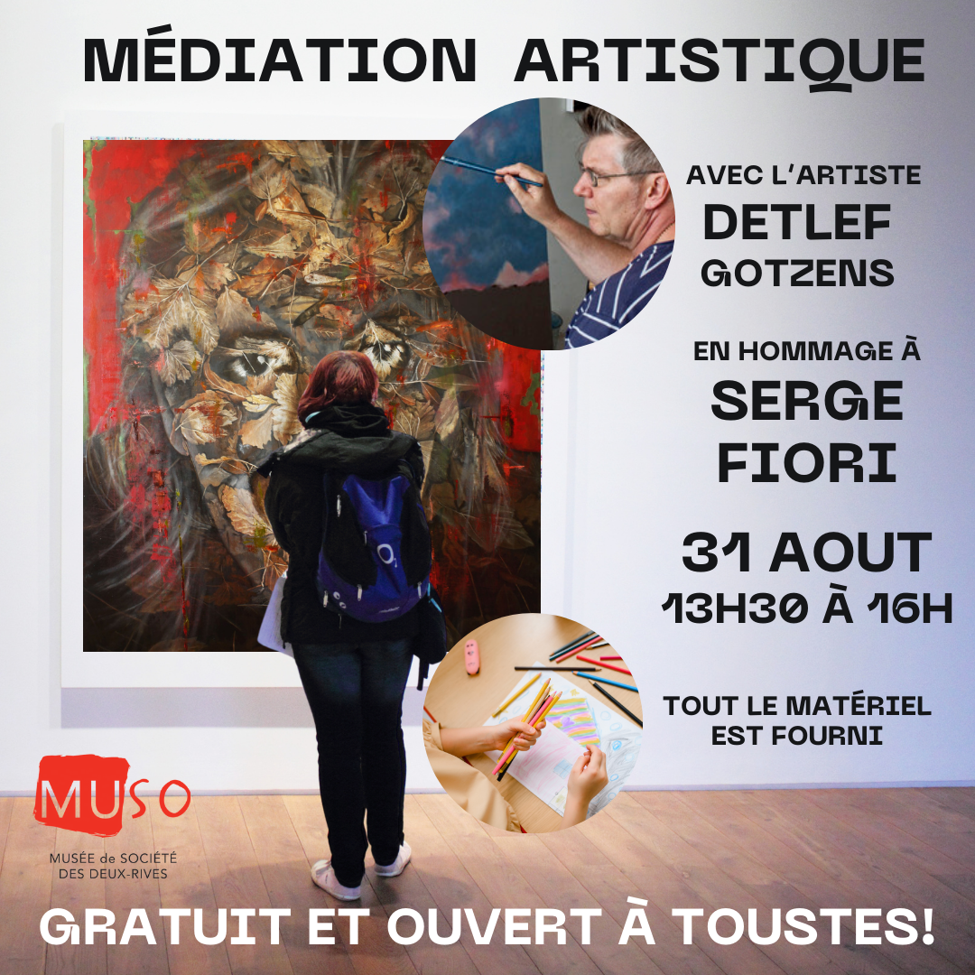 Médiation artistique avec l’artiste Detlef Gotzens : hommage à Serge Fiori