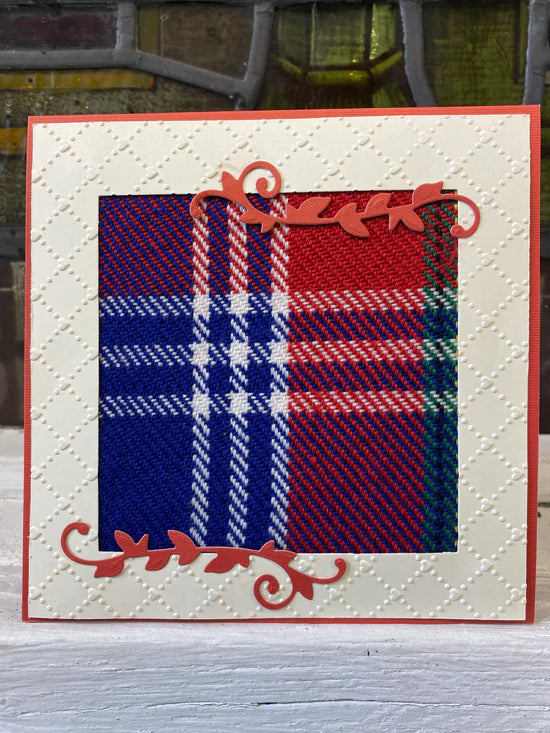 Carte de Souhaits - Tartan