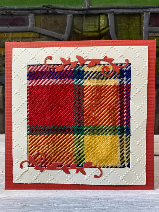 Carte de Souhaits - Tartan