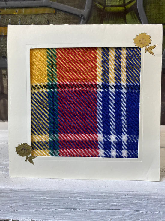Carte de Souhaits - Tartan