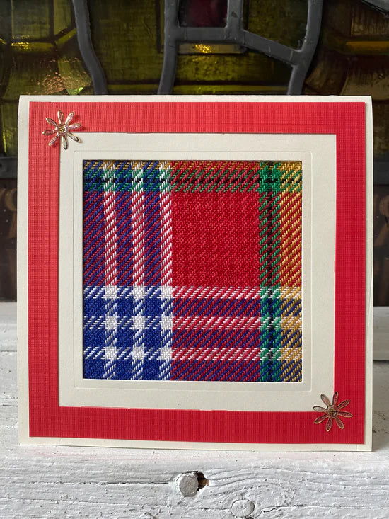 Carte de Souhaits - Tartan