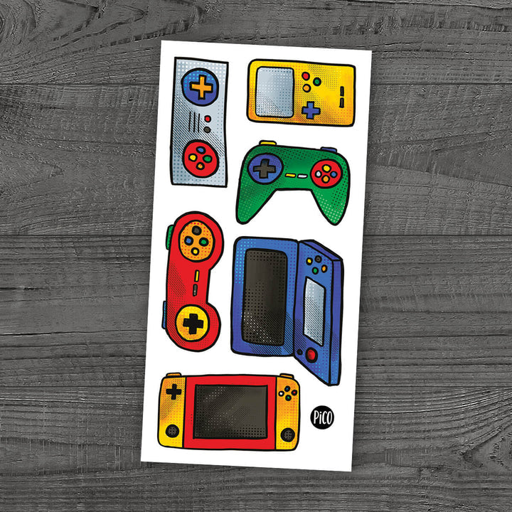 Tatouages Temporaires Les Jeux Vidéos