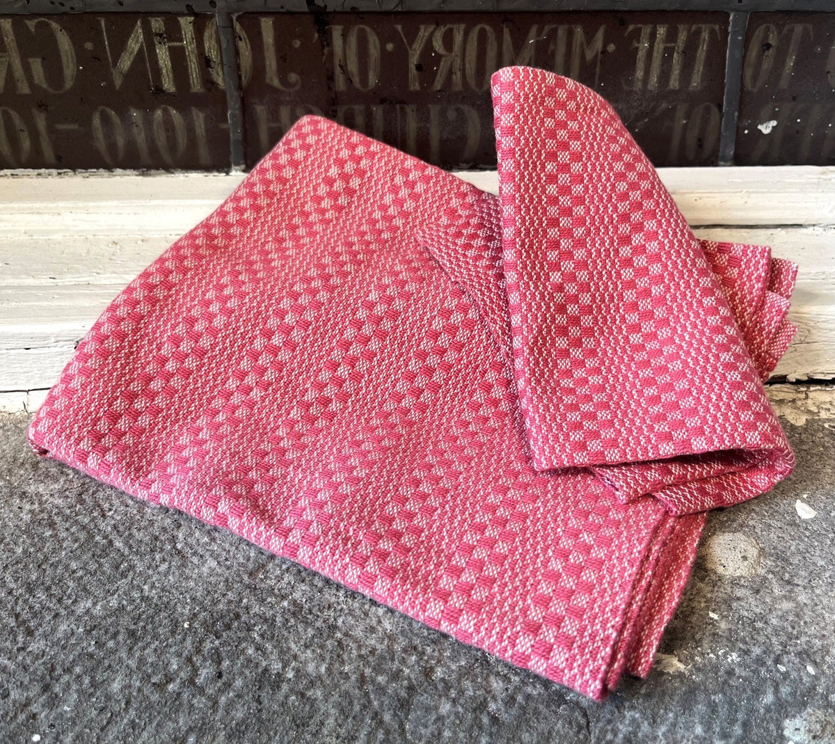 Ensemble Linge à Vaisselle & Lingette Tissé
