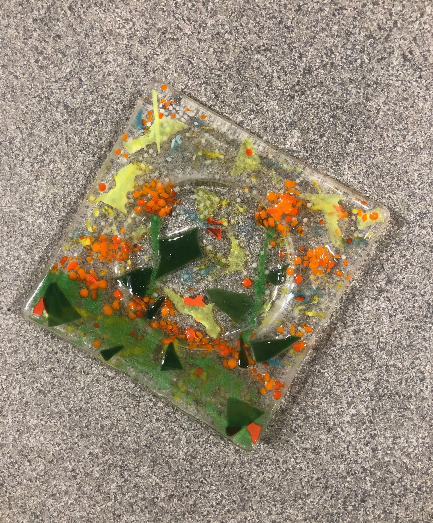 Petite Assiette Verre Fusion