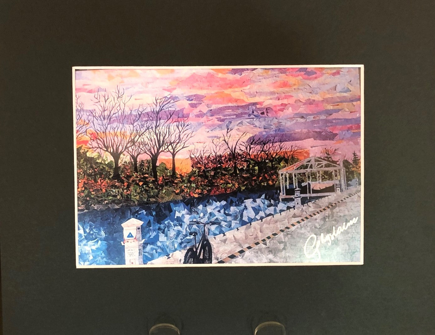 Carte Encadrée - Ghyslaine Payant