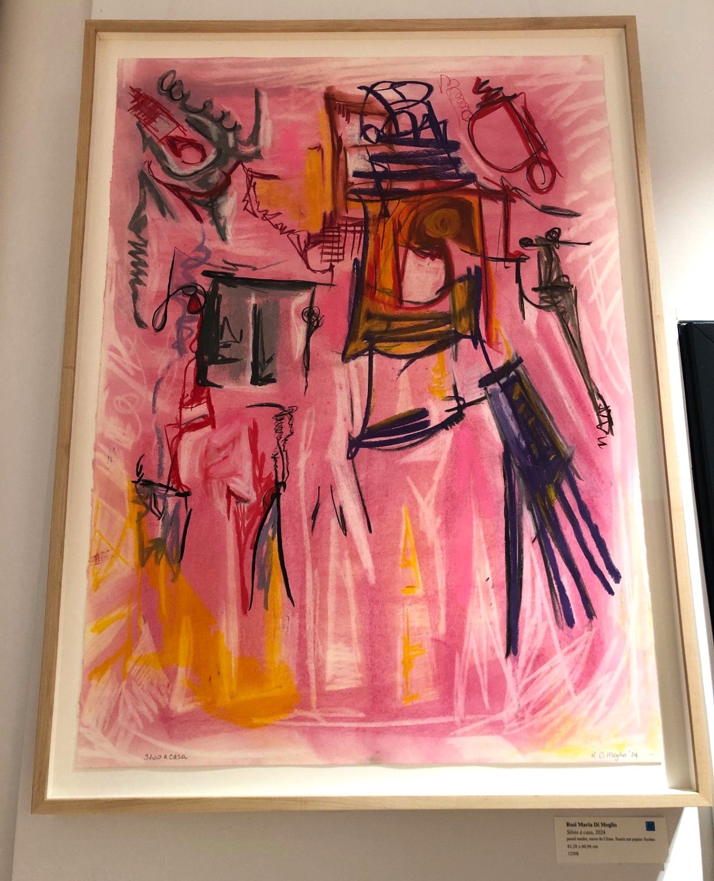 Silvio à Casa - Œuvre Originale de Rosi Maria Di Meglio