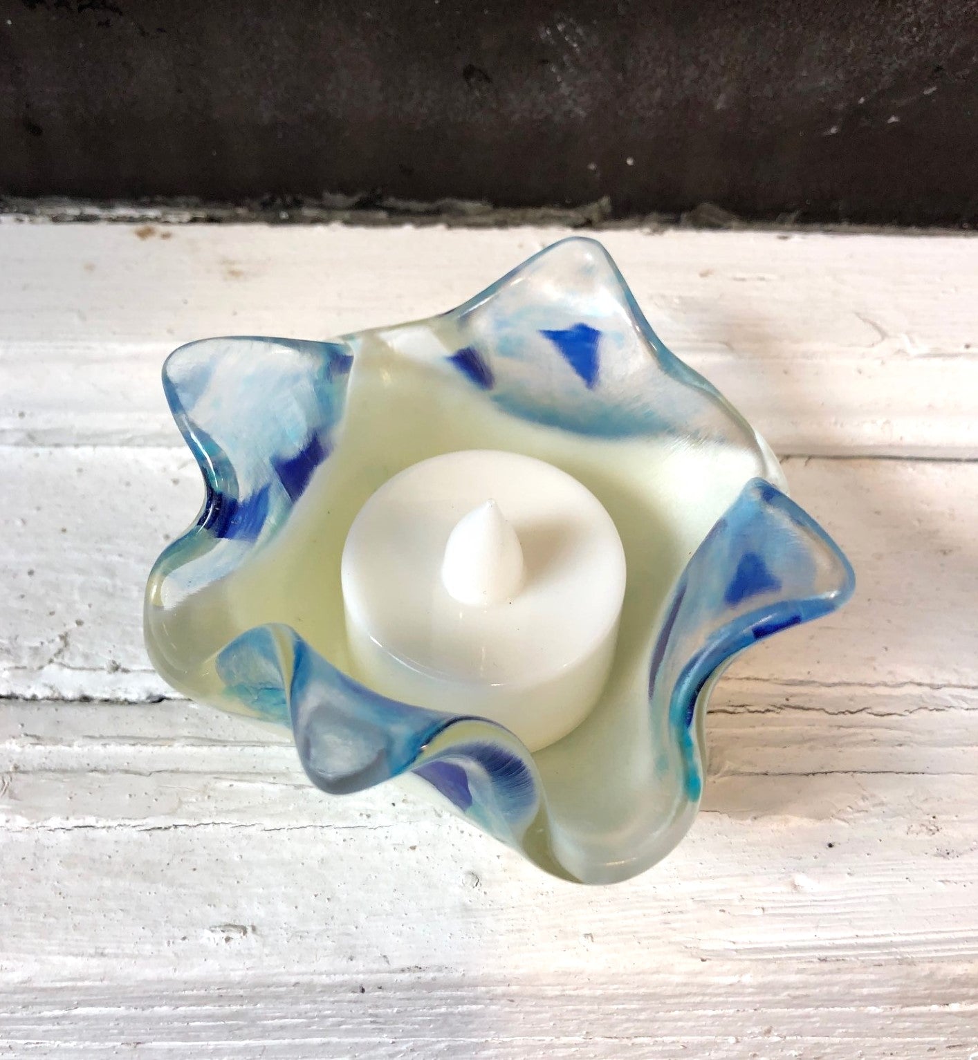 Lampion Verre Fusion Tulipe