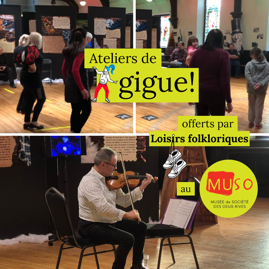 Ateliers de Gigue (15 février, 1er mars, 15 mars et 29 mars 2025)