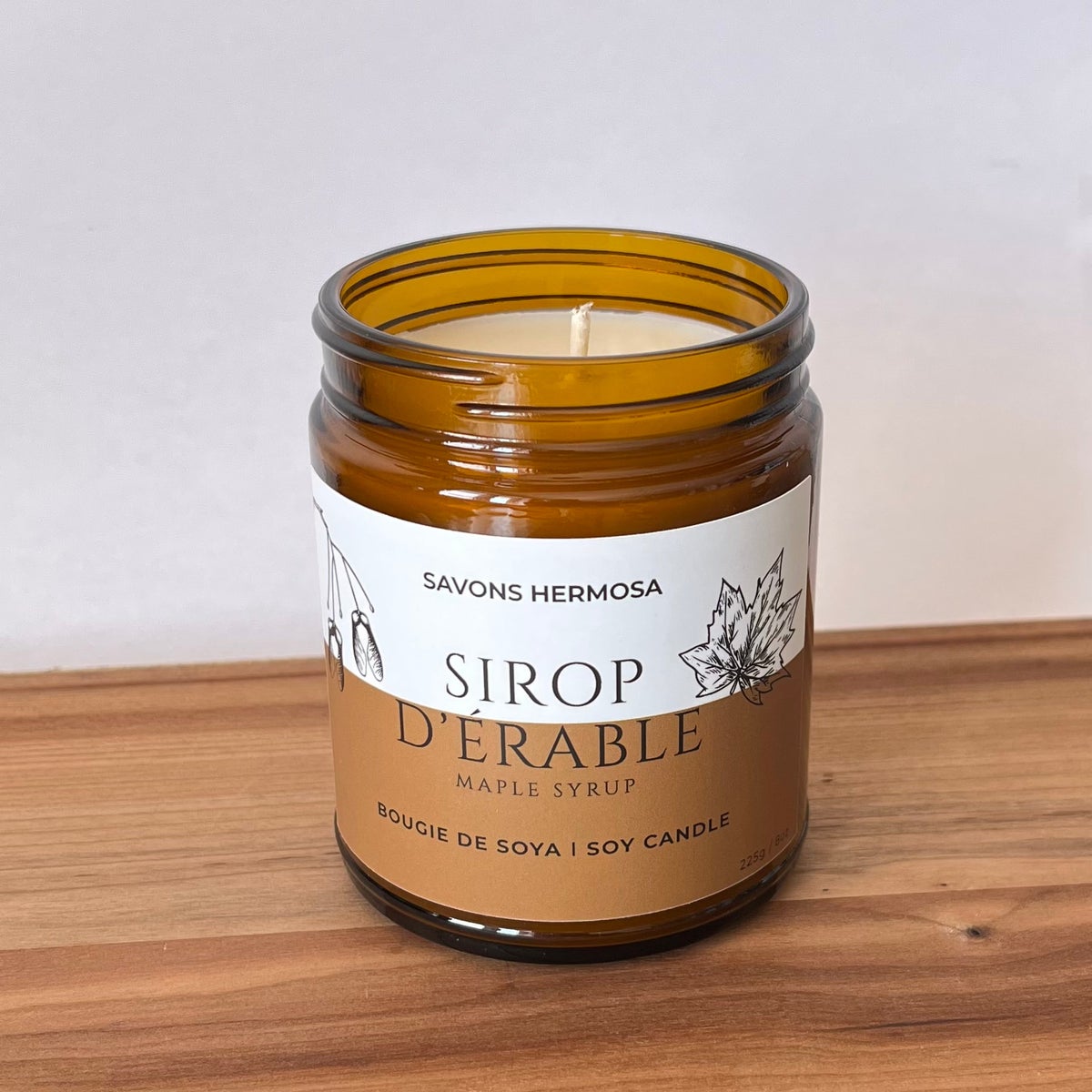 Chandelle d'Éco-Soya Sirop d'Érable