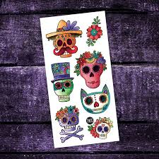 Tatouages Temporaires Les Calaveras Sympas