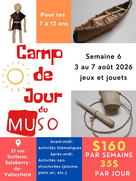 Camp de jour - Semaine 6 - du 3 au 7 août 2026: Jeux et jouets
