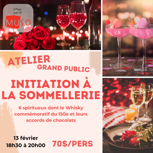 Atelier Grand Public "Initiation à la sommellerie" - 13 février 2025