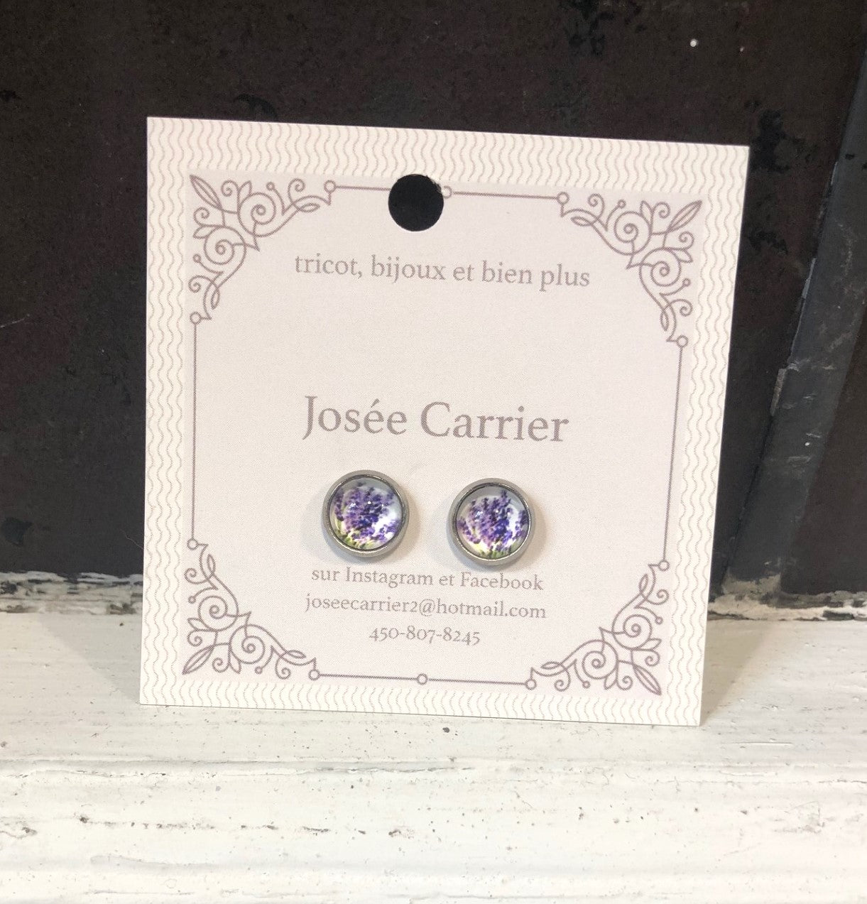 JC Boucles d'Oreilles - Tiges 8 mm