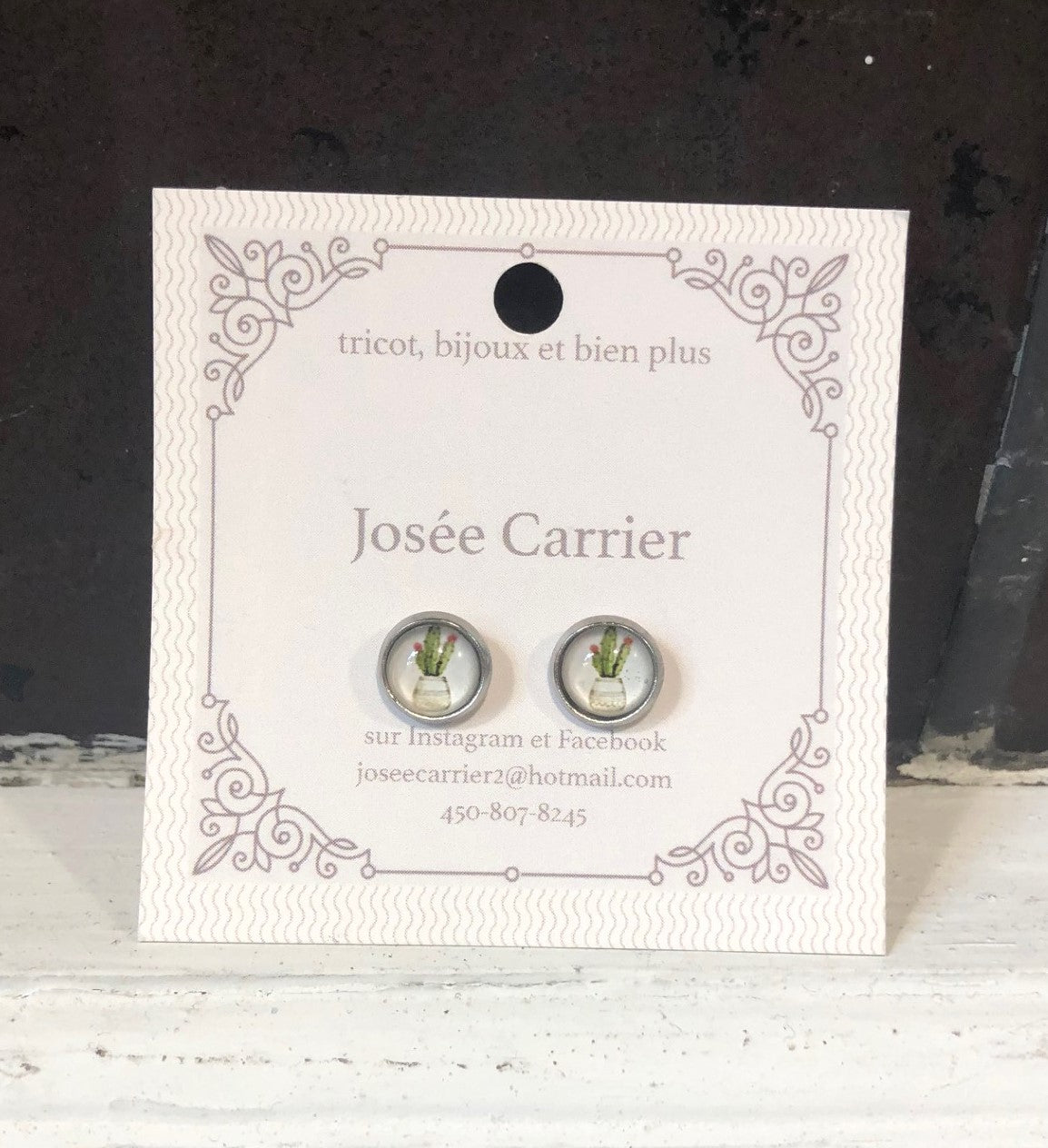 JC Boucles d'Oreilles - Tiges 8 mm