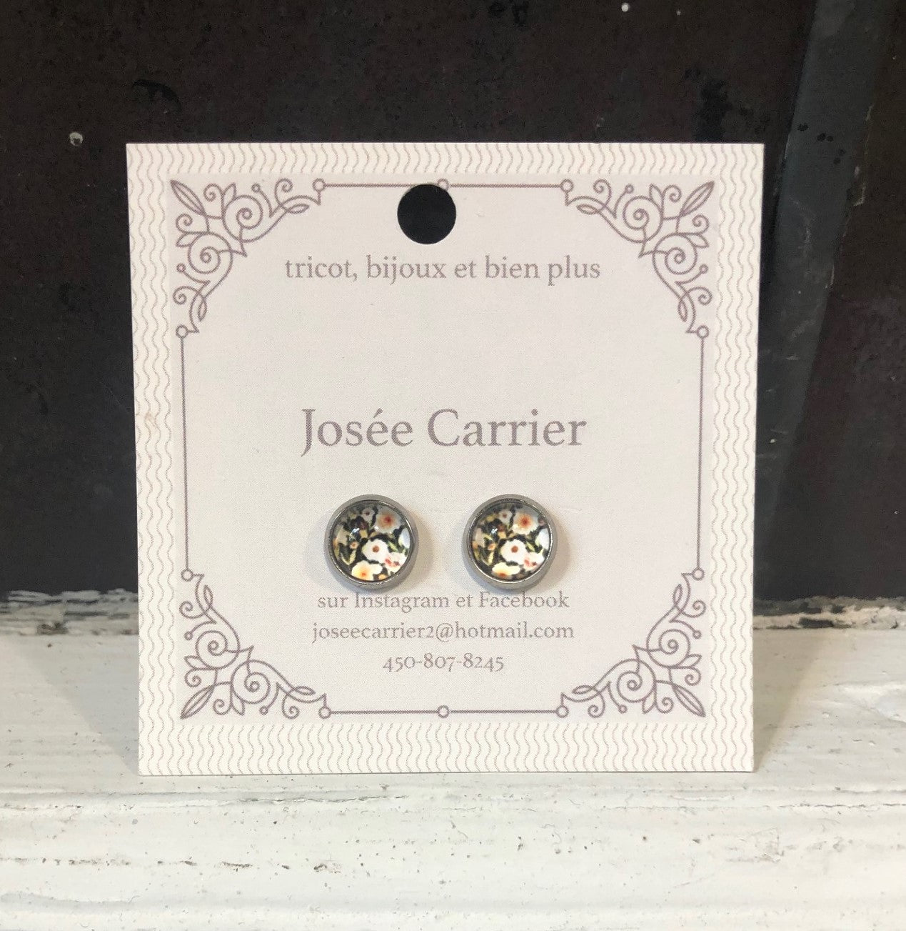 JC Boucles d'Oreilles - Tiges 8 mm