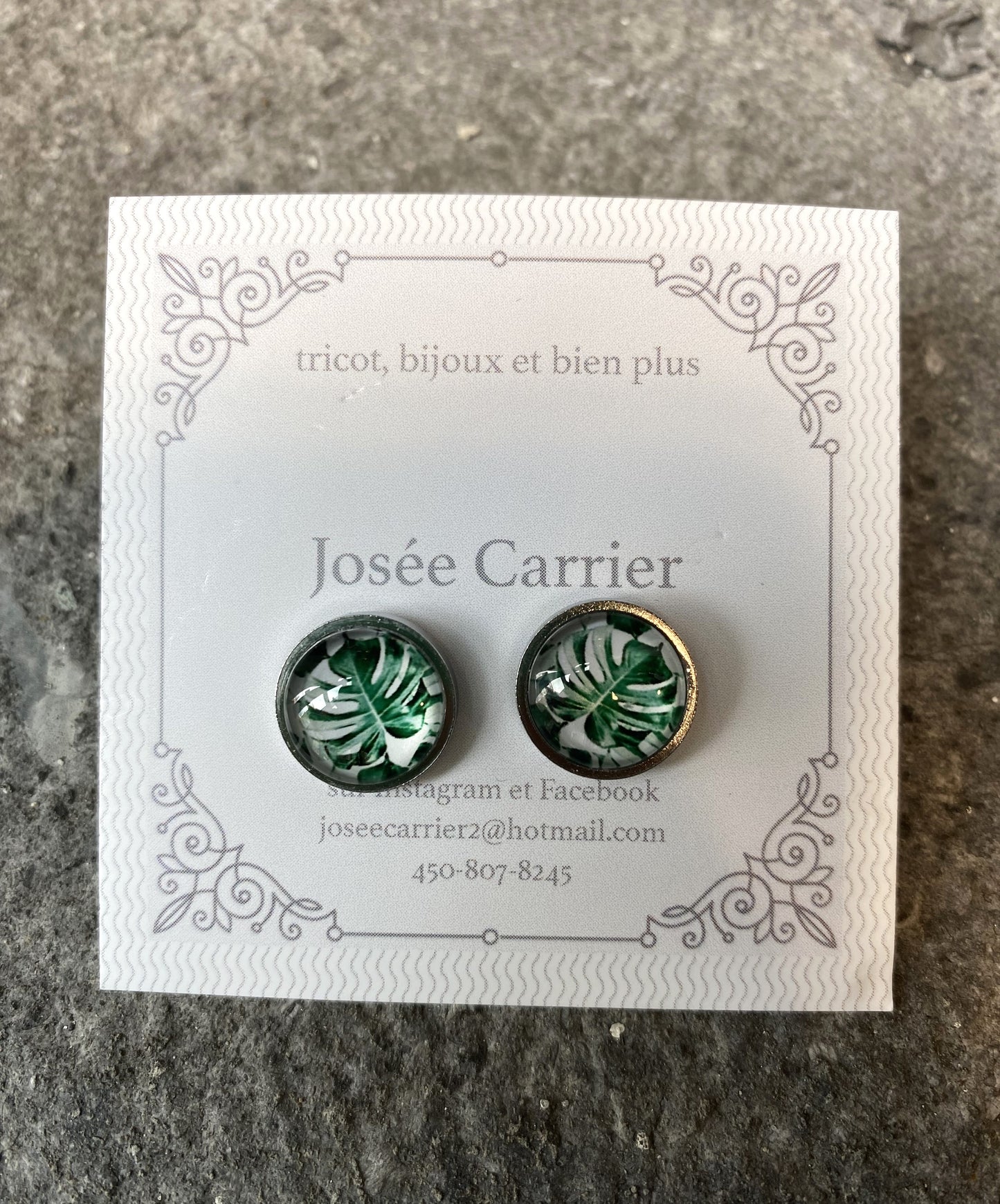 JC Boucles d'Oreilles - Tiges 12 mm