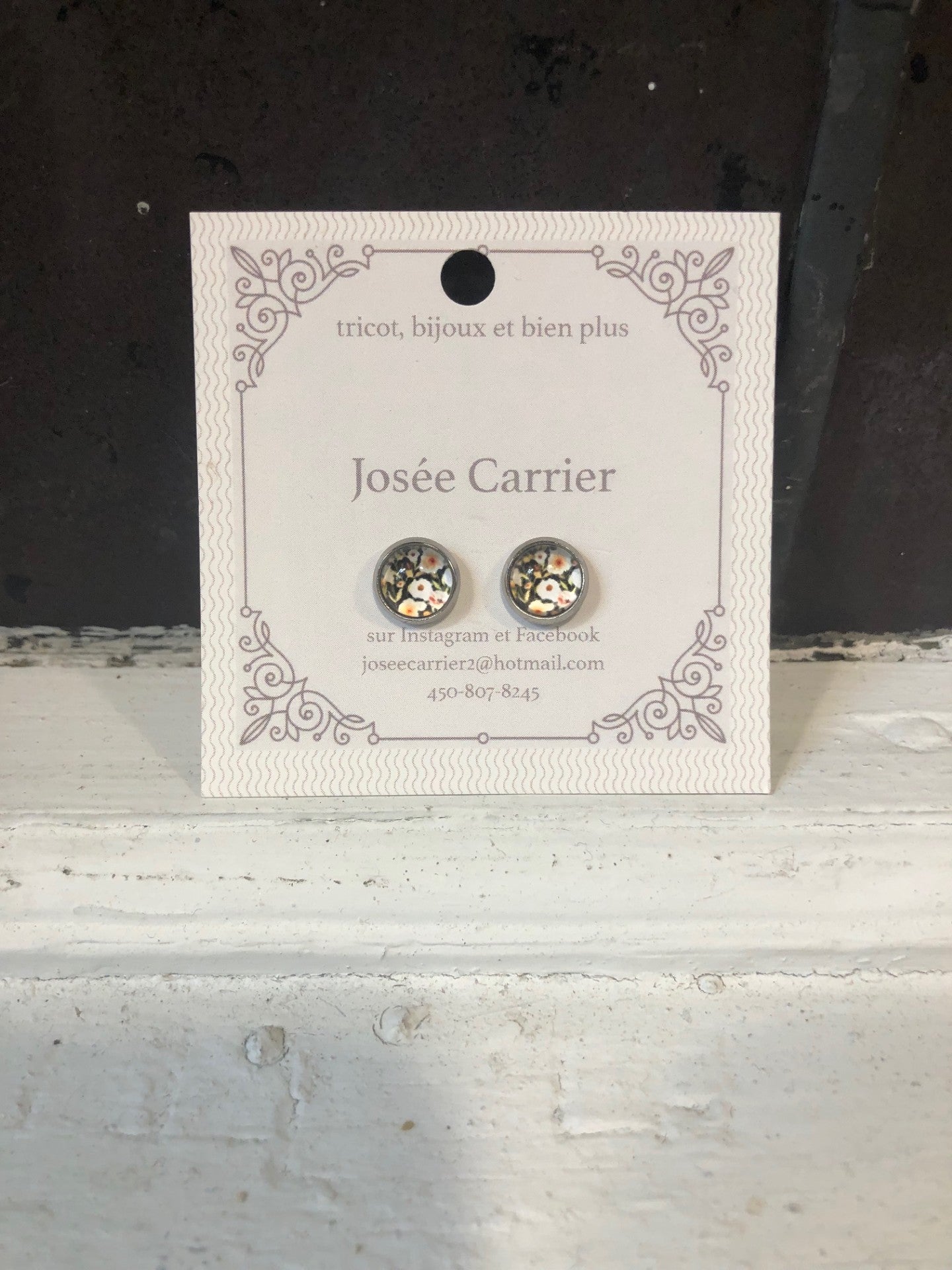 JC Boucles d'Oreilles - Tiges 8 mm