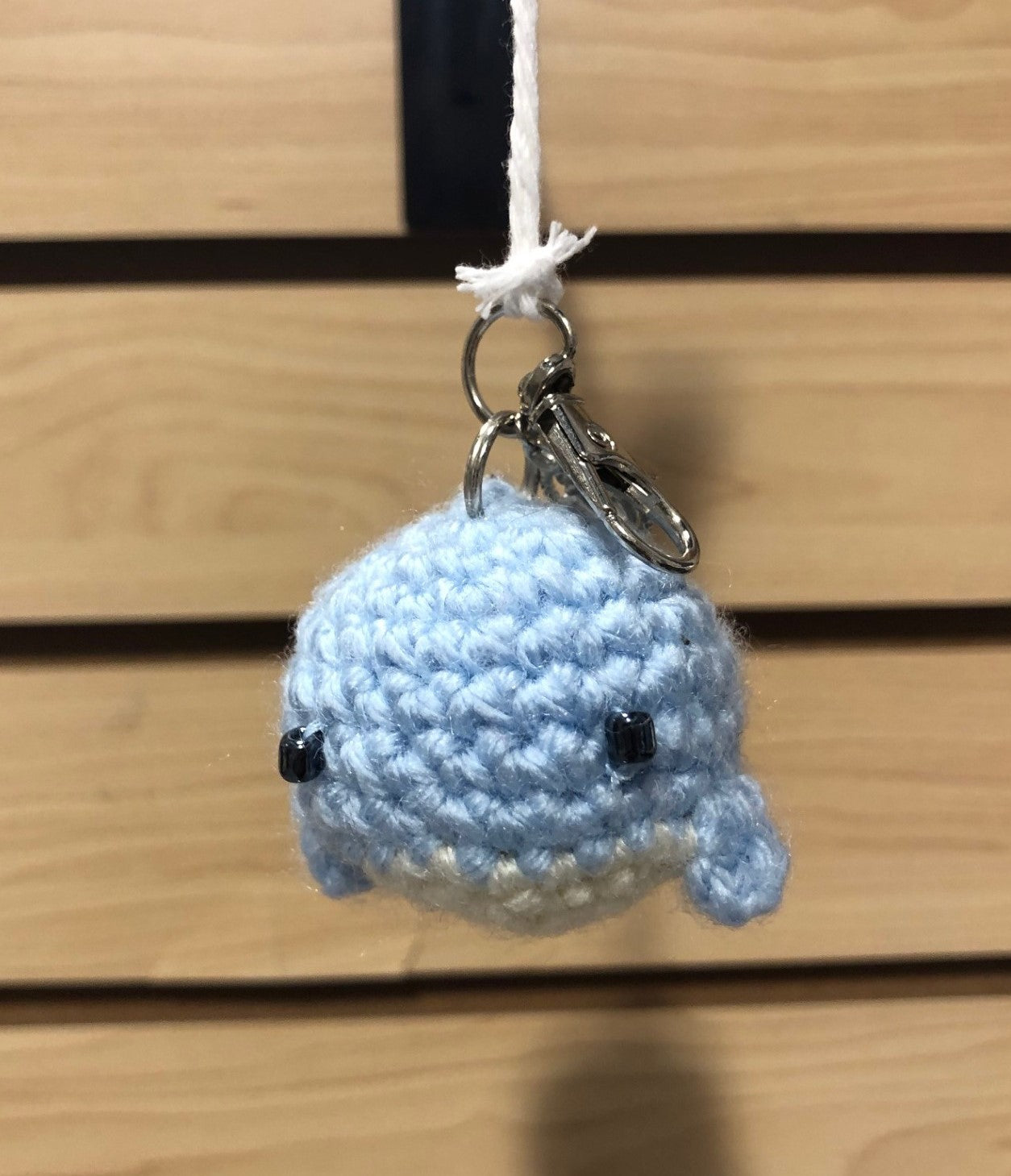 Porte-Clé Baleine en Crochet