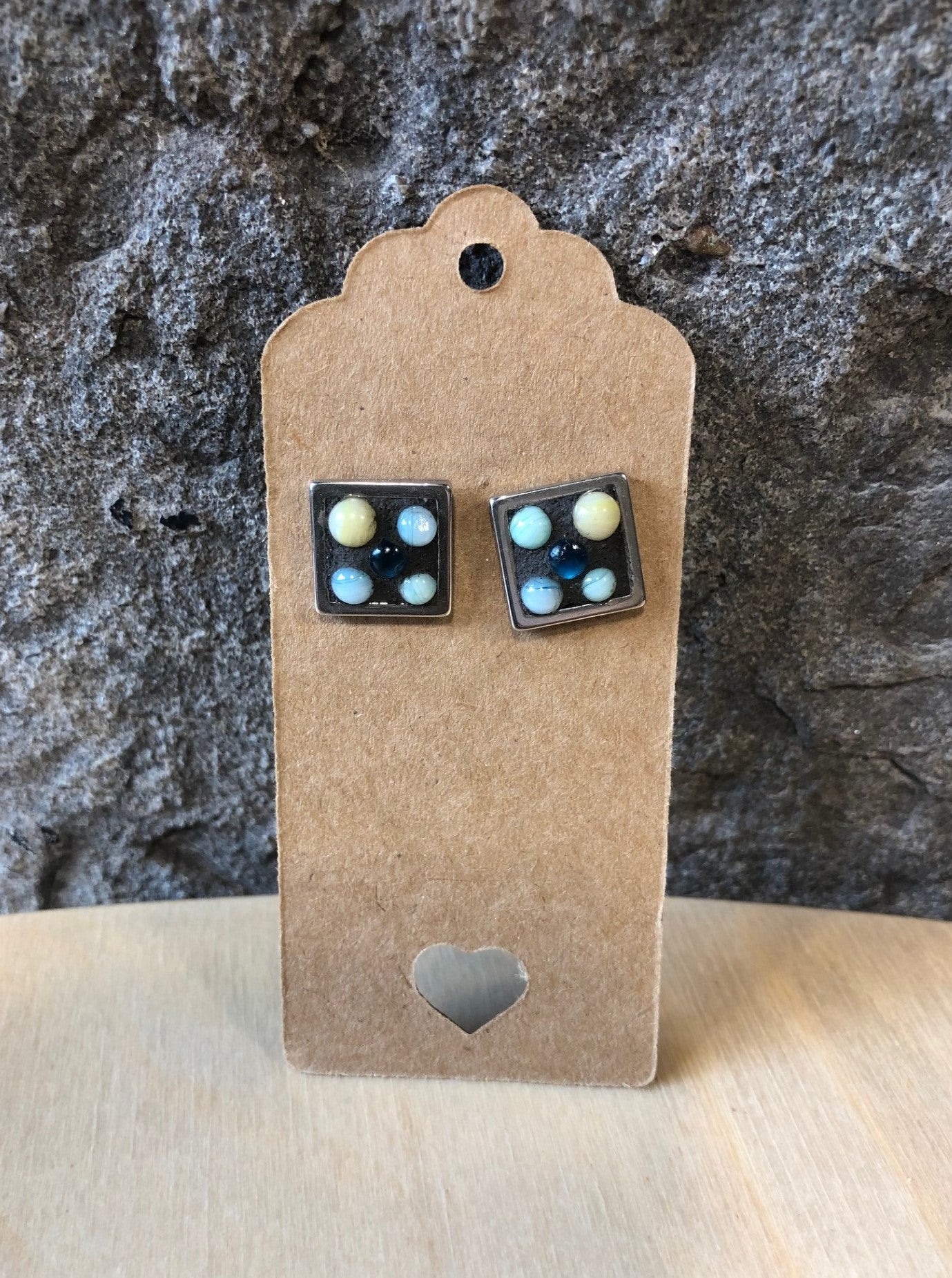 CB Boucles d'Oreilles Mosaïque