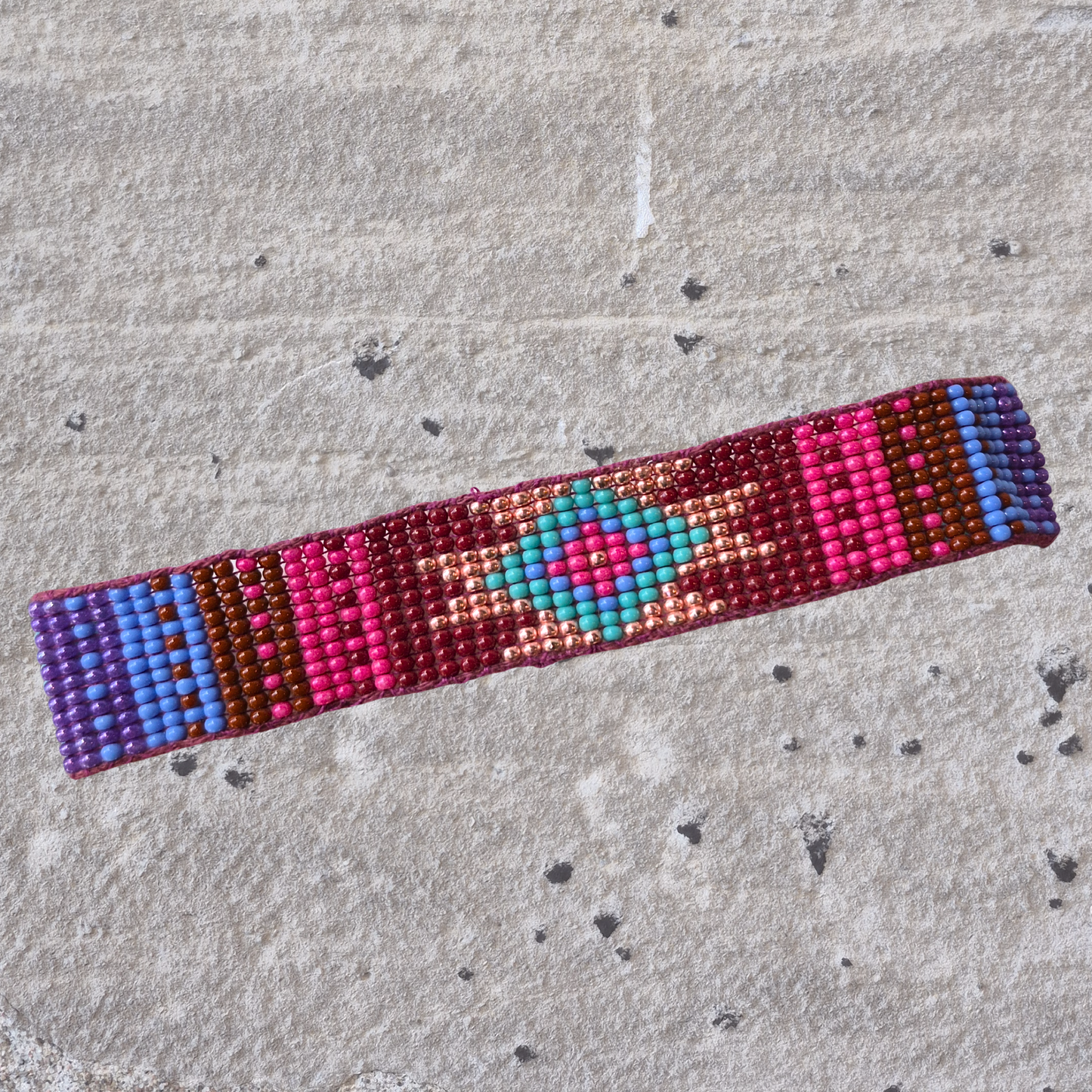 LCM Bracelet Large Tissage & Billes