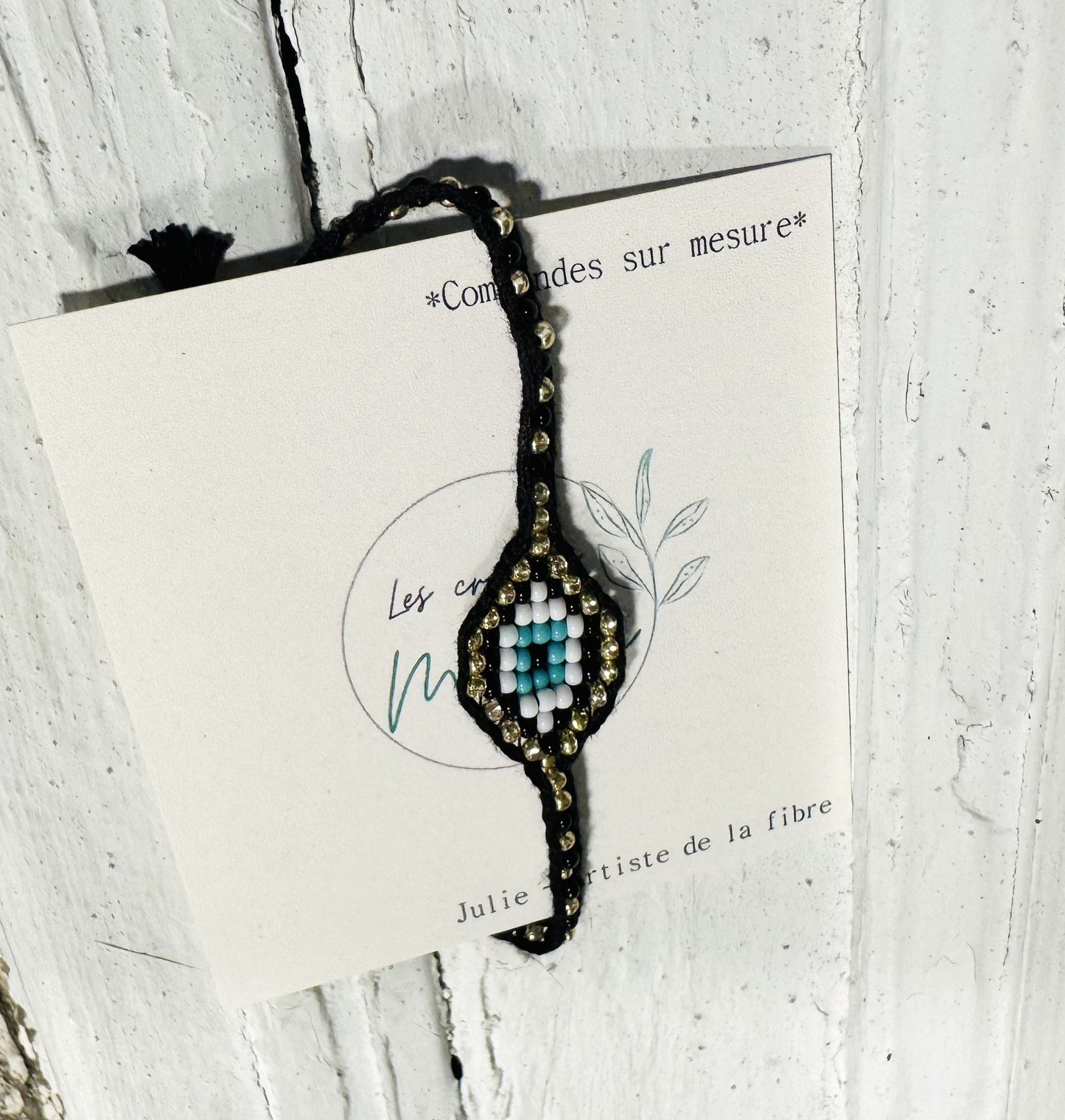 LCM Bracelet Petit Tissage & Billes