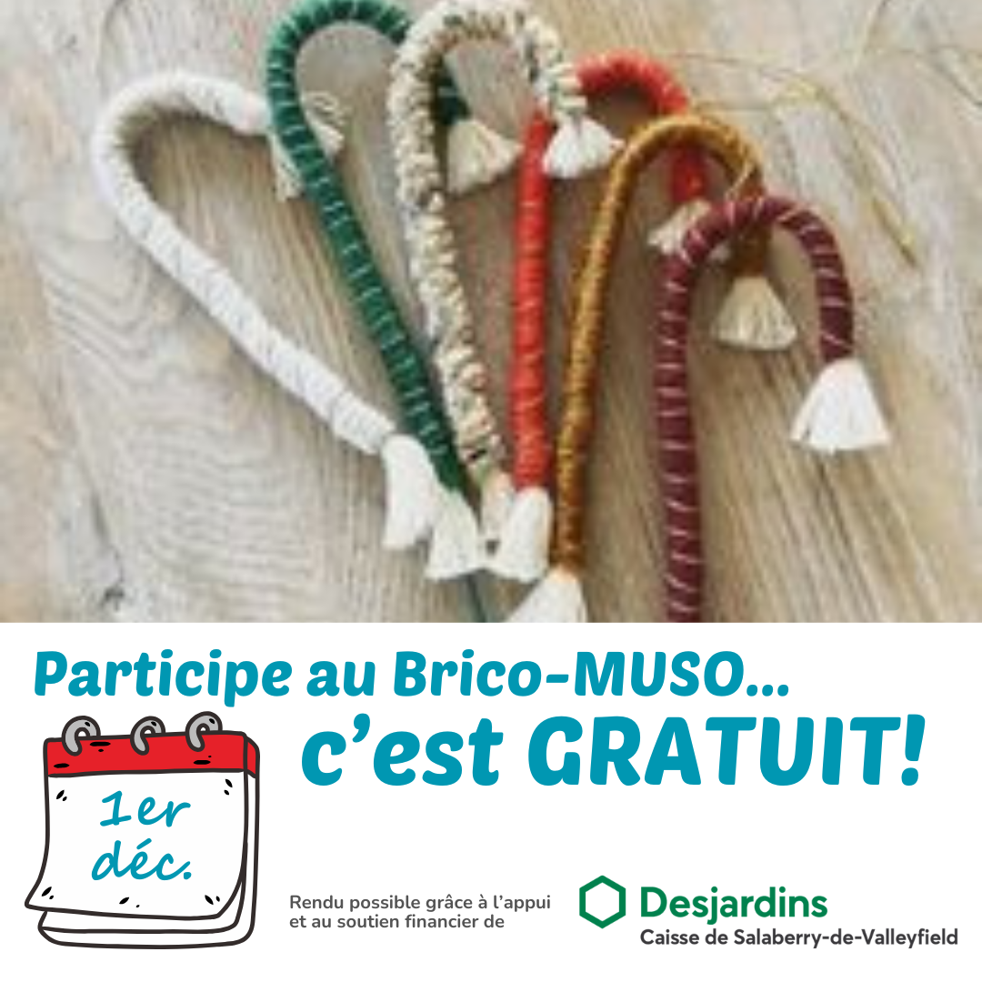 Brico-MUSO - 1er décembre (GRATUIT)