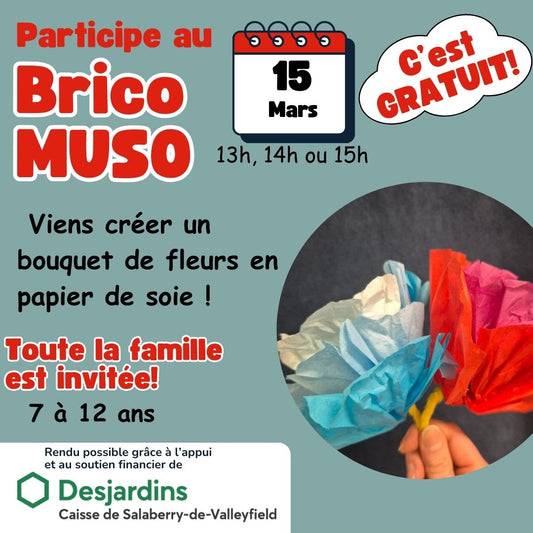 Brico-MUSO - 15 mars 2026