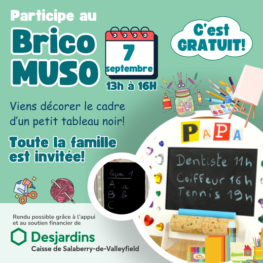 Brico-MUSO - 7 septembre