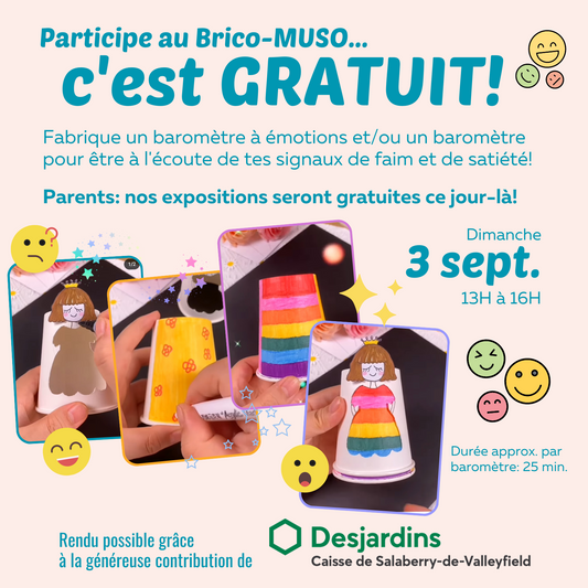 Brico-MUSO - 3 septembre (GRATUIT)