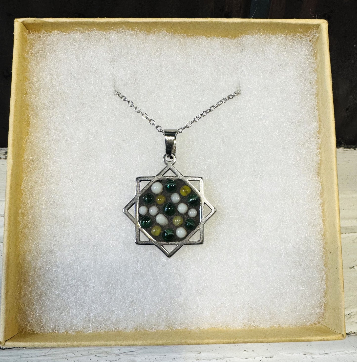 CB Collier Mosaïque Pentacle